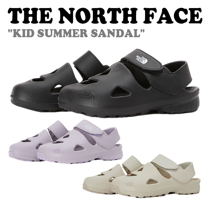 ノースフェイス サンダル THE NORTH FACE 男の子 女の子 KID SUMMER SANDAL キッズ サマーサンダル BLACK ブラック BEIGE ベージュ LAVENDER ラベンダー NS96P06A/B/C シューズ【中古】未使用品|ルームセブンジャパン