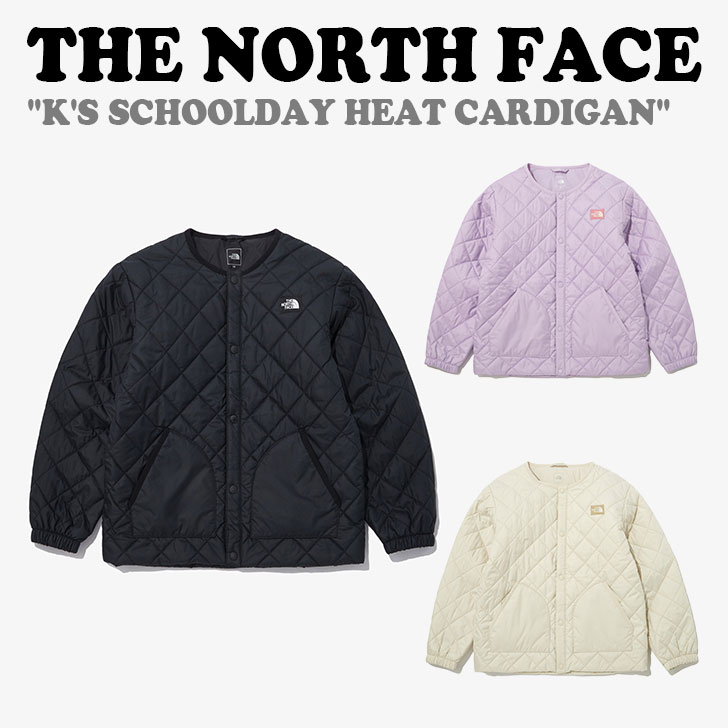 北の方人間の顔 上衣 キッズ THE NORTH FACE 御坊っちゃん うしろ帯 K\u0027S SCHOOLDAY HEAT CARDIGAN キッズ スクールデイ 熱さ ジレー BLACK 黒いこと LIGHT BEIGE ともし火 ベージュ LAVENDER ラベンダー NJ3NP02S/T/U 御召しもの【中古】未当て嵌める品