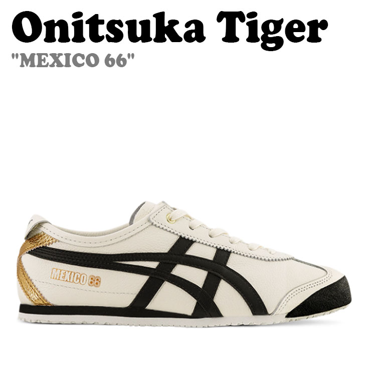 オニツカタイガー スニーカー Onitsuka Tiger スニーカー メンズ レディース MEXICO 66 メキシコ メキシコ66 CREAM BLACK クリーム ブラック 1183B493.100 シューズ