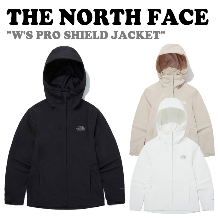 ノースフェイス マウンテンジャケット THE NORTH FACE レディース W'S PRO SHIELD JACKET プロ シールド ジャケット BLACK ブラック OFF WHITE オフホワイト SAND サンド マウンテンパーカー フーディ パーカー NJ2HQ33A/B/C ウェア【中古】未使用品