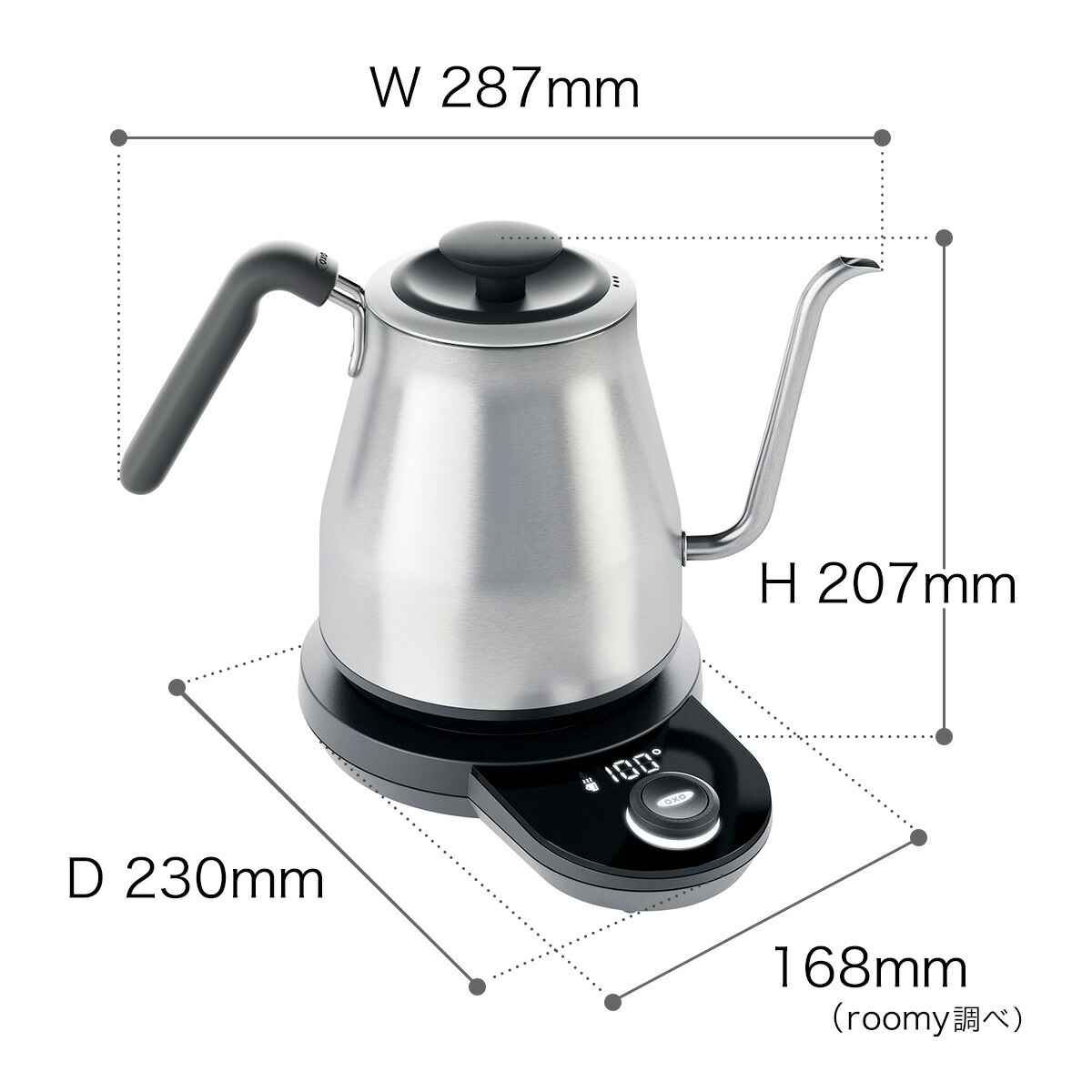 ドリップケトル オクソー コーヒー 電気ケトル タイマー おしゃれ タイマー コーヒー Roomy 細口 コーヒードリップ 1l 電気ポット 温度調節 ステンレス ケトル キッチン家電 ギフト ポイント10倍 送料無料 Oxo Brew オクソー ブリュー ドリップ ケトル ドリップケトル オクソー コーヒー 電気ケトル タイマー おしゃれ タイマー コーヒー Roomy 細口 コーヒードリップ 1l 電気ポット 温度調節 ステンレス ケトル キッチン家電 ギフト ポイント10倍 送料無料 Oxo Brew オクソー ブリュー ドリップ ケトル