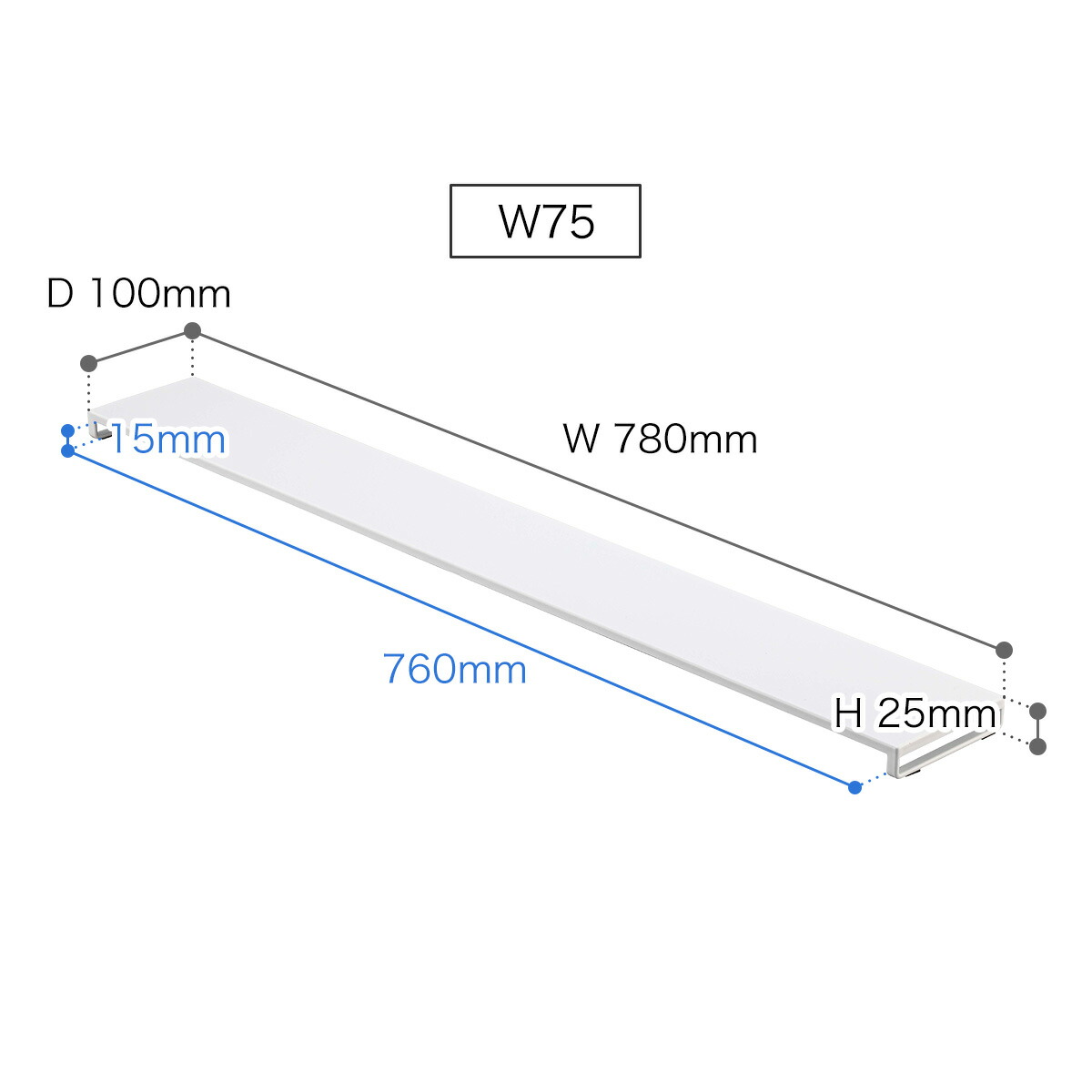 山崎実業 tower 排気口カバー フラットタイプ W60／W75（2枚目）