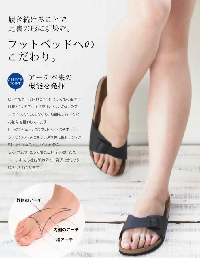 楽天市場 ビルケンシュトック マドリッド サンダル メンズ 幅広 正規販売店 ビルケン Madrid ホワイト ブラック フットベッドサンダル スリッパ ルームシューズ 室内履き おしゃれ 父の日 ポイント10倍 送料無料 Birkenstock マドリッド レギュラー インテリア