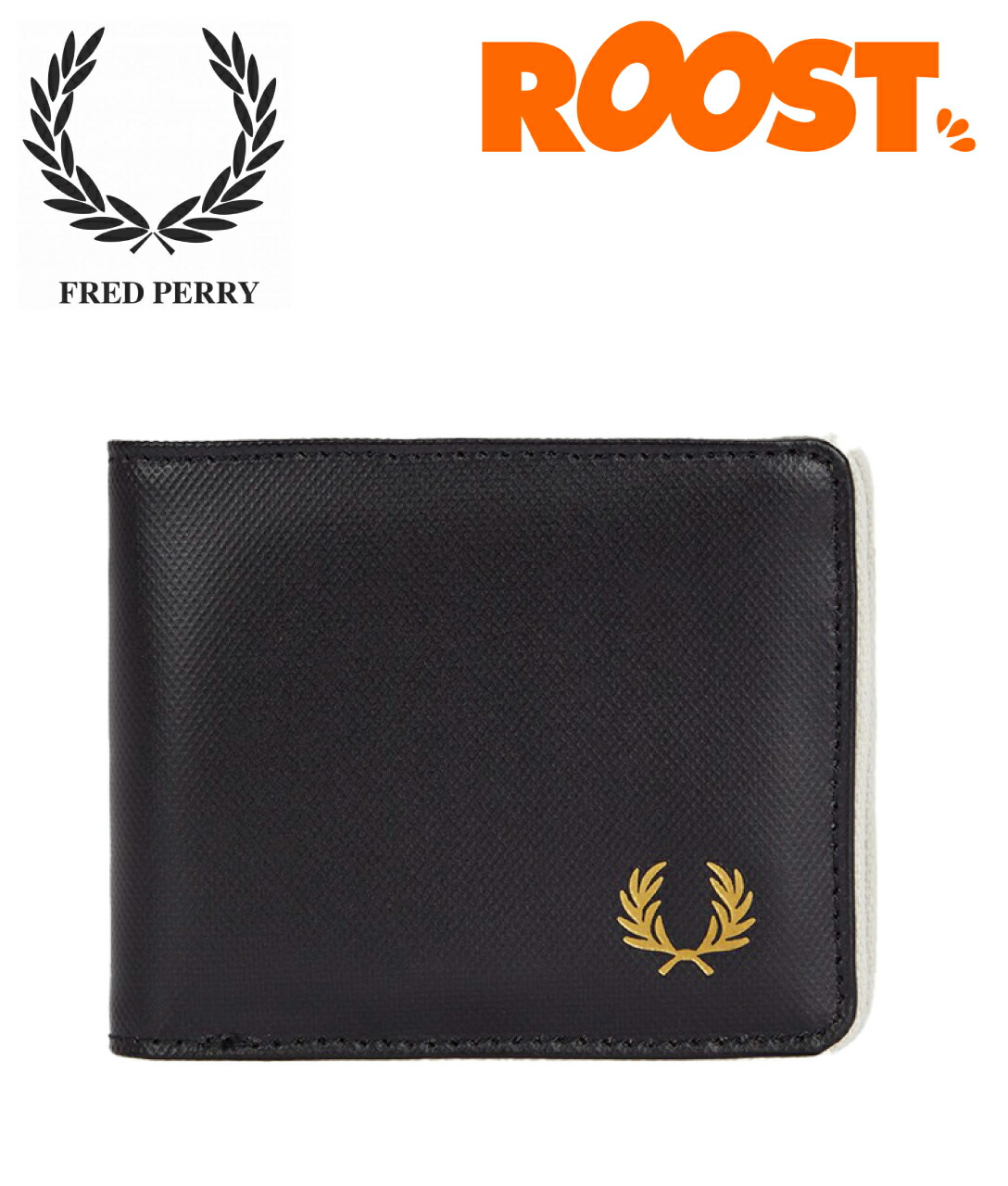FRED PERRY フレッドペリー Coated Polyester Billfold Wallet コーテッドポリエステルビルフォルドウォレット L7305 金入れ 日本定め事品 2つ折り金入れ