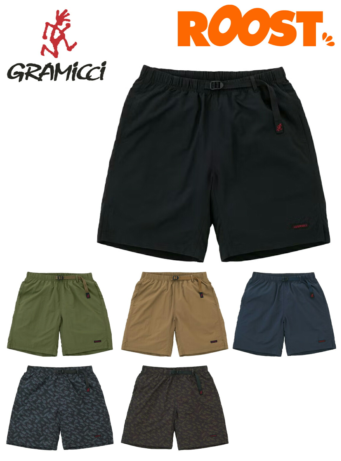 Gramicci グラミチ NYLON PACKABLE G-SHORT ナイロンパッカブルGさる股引き G6SM-P082 遊撃手ズボン下 2026春夏 日本定め事品 メンズ Gさる股引き グラミチショーツ 二分の一ズボン下