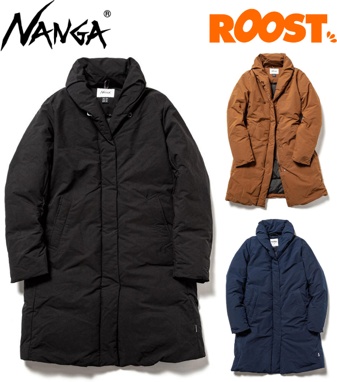 NANGA - 【極美品】NANGA ナンガ ダウンハーフコート ファー ロング