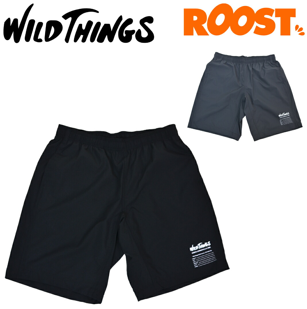 値下げしました新品WILD THINGS ショーツ&シャツ セットアップ　メンズ セール】WILD THINGS/ワイルドシングス SUPPLEX PRINT SHORTS サ