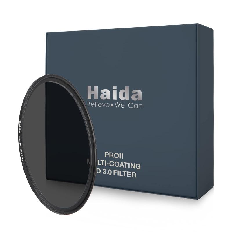 Haida ND1000 NDフィルター 72mm 減光フィルター 薄枠 10ストップ|RoothouseStore