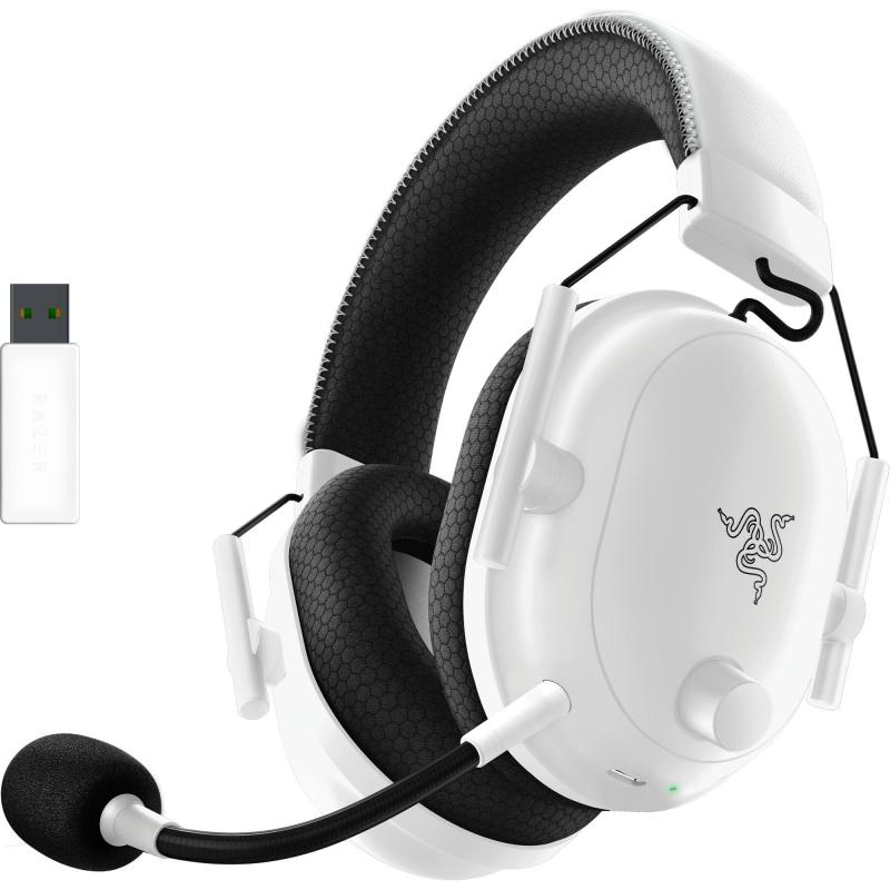 Razer(レイザー) BlackShark V2 Pro White Edition アップグレードモデル ワイヤレスゲーミングヘッドセット HyperSpeed Wireless 2.4GHz Bluetooth HyperClearスーパーワイドバ