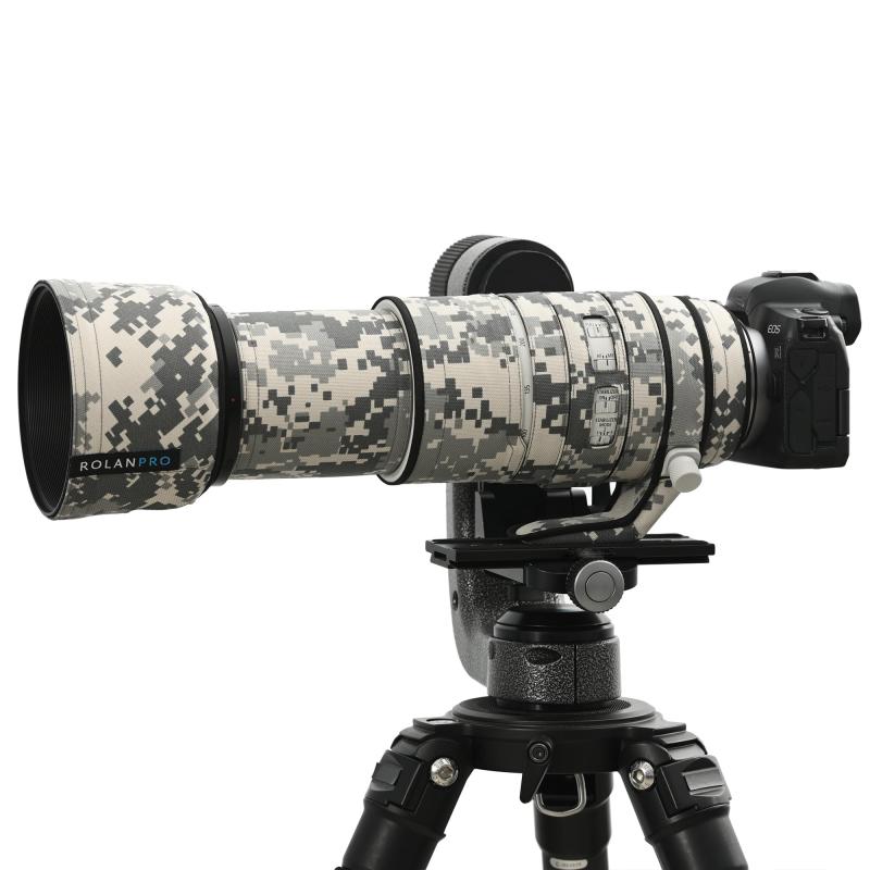 ROLANPRO 雨合羽水晶体押しかぶせる 当て嵌める Canon RF 100-500粍 F/4.5-7.1 L IS USM用 カモフラージュレインカバー - UCP 雨合羽