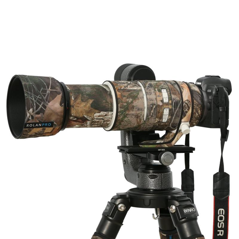 ROLANPRO 雨合羽水晶体押しかぶせる Canon RF 100-500粍 F/4.5-7.1 L IS USM 相応う化けの皮 レインカバー #10 天然木雨合羽