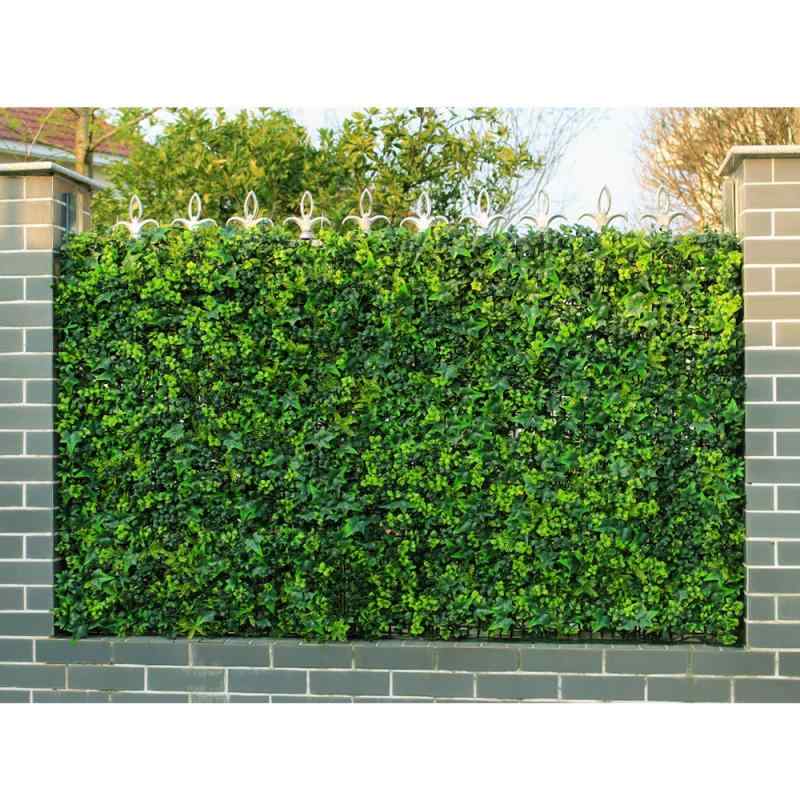 ULAND フェイクグリーン 人工観葉植物 マット 壁掛け 50x50cm/枚 4枚 インテリア ウォール装飾｜RoothouseStore