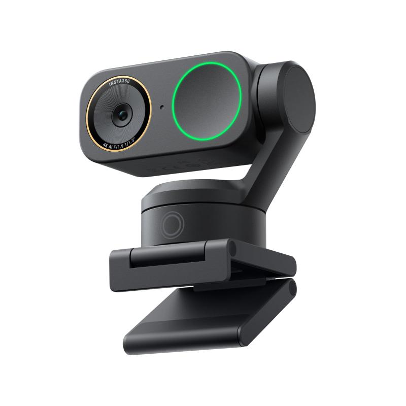 Insta360 Link 2 Pro Web写真機 4K webカメラ PTZ 1/1.3in検知器、低照明、人工知能学トラッキング、HDR、マイクロホン付き添い人 指向性ノイズキャンセリングマイク、流れ甲板、話し合い用 Zoom Teams Twitchに