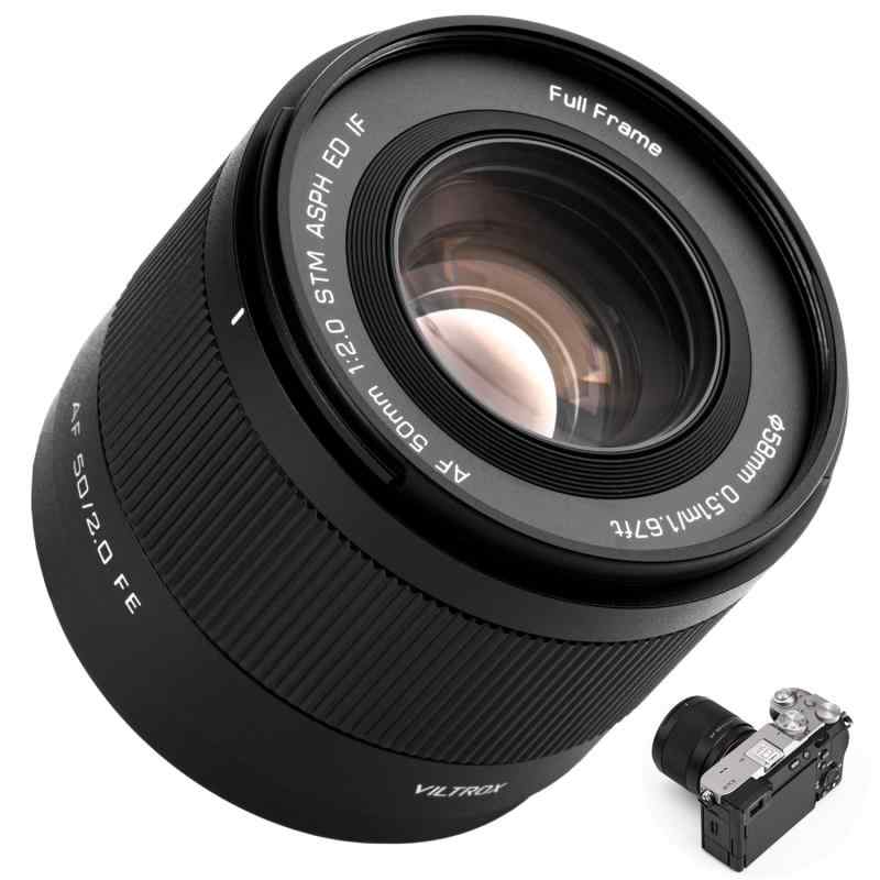 VILTROX 50粍 F2.0 Air FE フルフレームレンズ、AF 50粍 f/2.0、 Eマウント用、オート興味の中心大差しわたし水晶体、a7cr a6700 zv-e100 a6600 a6400 a7iv用