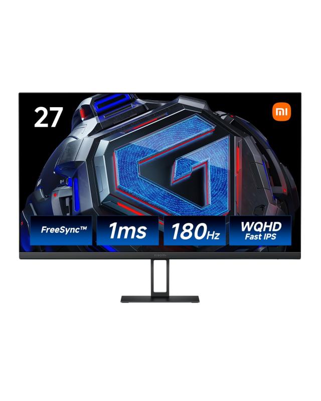 Xiaomi ゲーミングモニター G27Qi 27インチディスプレイ WQHD Fast IPS LCD 180Hz 1msGTG高速応答 FreeSyncティアリング防止 DCI-P3 95% sRGB 100% HDR 低ブルーライト 2560 × |RoothouseStore