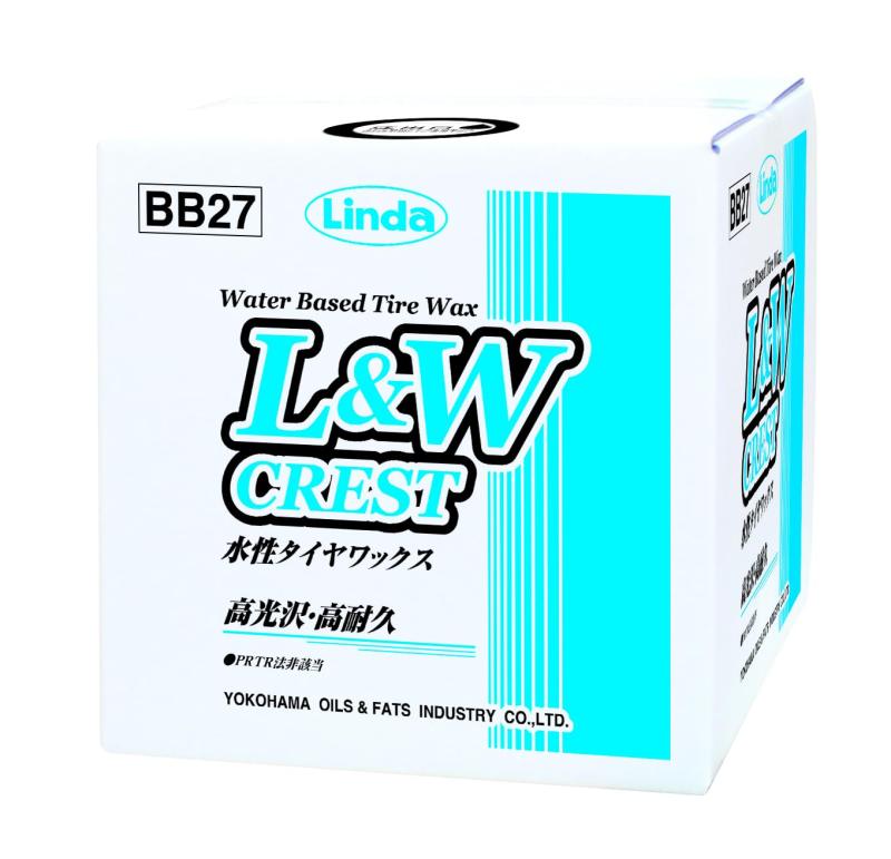横浜油脂工業(Linda) L&Wクレスト 18kg BB27 高光沢水性タイヤワックス|RoothouseStore
