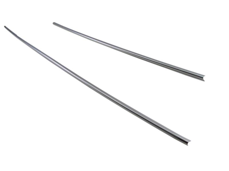 BRIGHTZ ムーヴカスタム LA150S LA160S 後期 超鏡面ステンレスメッキフロントバンパーモール 2PC 【 FBUM－MOL－066 】 LA LA150 LA160 A150 A160 ムーヴ カスタム ムーブ 27080