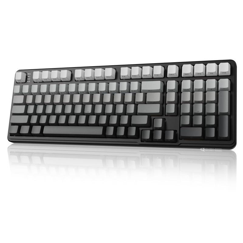 ATTACK SHARK X98 ゲーミングキーボード ワイヤレスキーボード キーボード bluetooth ワイヤレス 無線 ブルーベリースイッチ カスタマイズ リニア HIFI ガスケットマウント PBTキーキャップ ホットス
