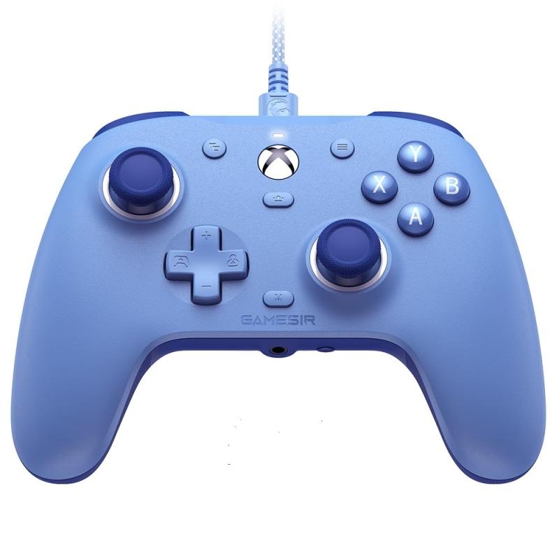 GameSir G7 SE Blue パソコンゲーミングコントローラー、Xbox Series X/S, Xbox One、公式的ライセンスホールエフェクトゲームパッド 3.5ミリミターケーブルジャック付き添い人、２個のカスタマイズうしろ側名取り草, 1000hz,