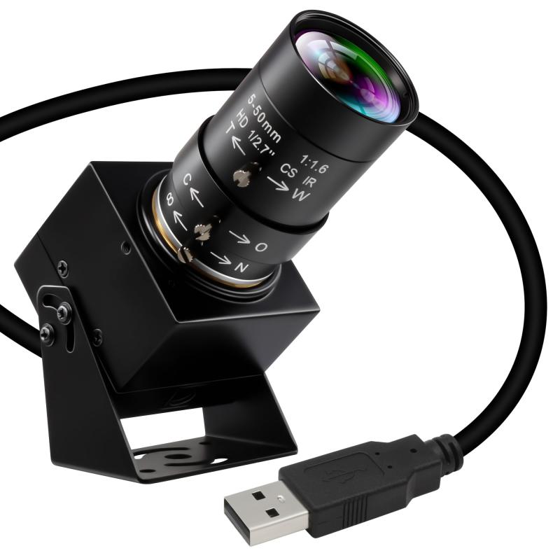 4K USBカメラ、CMOS IMX 415イメージセンサー付き、ELP 5-50 mm 10 X光学手動ズームレンズUSB Webカメラ、2160 Pハイビジョン、パソコンフォーカス、ノートパソコンJetson Nano、ラズベリーパイ|RoothouseStore
