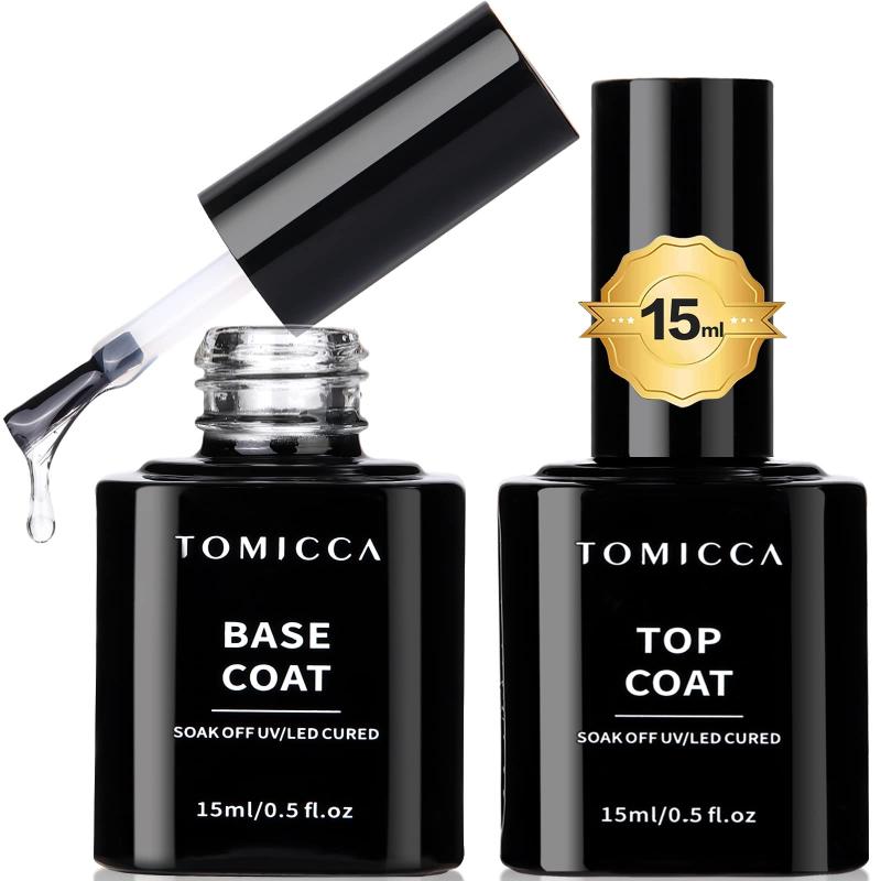 ネイルベースコート・トップコート f 色:トップコート&ベースコート】TOMICCA ジェルネイル トップ