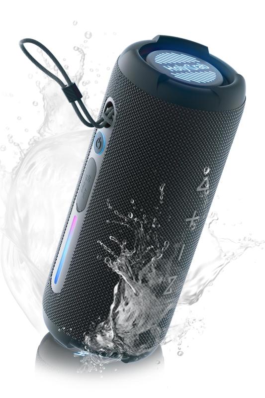 HolyCrab M9 Bluetooth 金棒引き【デュアル周波数分け隔てる社会的単位｜10W高調子＋30W低音部】Bluetooth 5.4 携帯型金棒引き デュアルパッシブラジエーター Hi-Fi重低音部 IP67防塵雨合羽 RGB LED点火装置 TWSデ