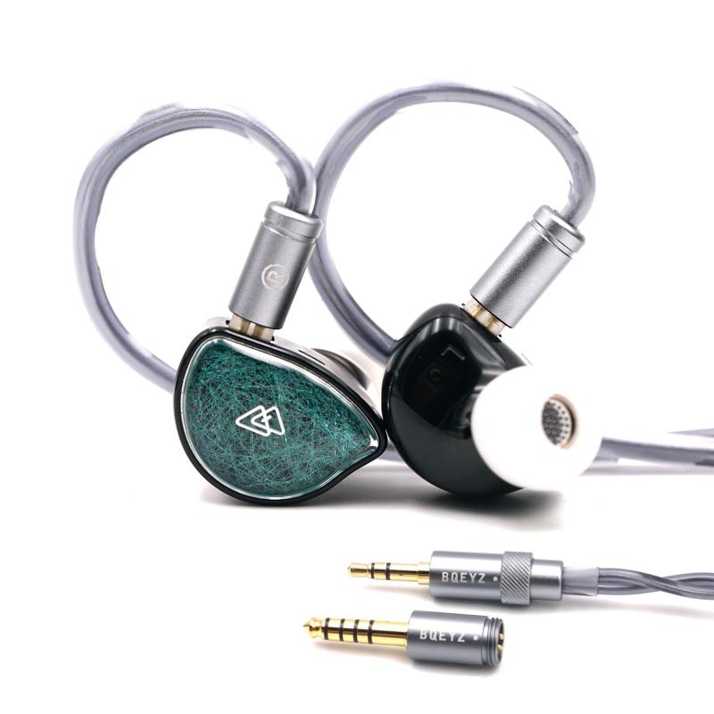 BQEYZ NI HiFiゲーミング インイヤーモニター 有線イヤ電話機 陶芸結びあわせる振りまわす膜 尖端電話機 3.5粍/4.4粍 着脱式 有線イヤーバッド ゲーミング 楽器演奏者 高座相応う (3.5\u0026amp;4.4粍取り替えっこ能力のあるプ