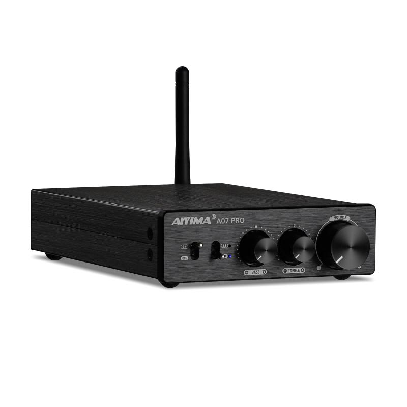AIYIMA A07 PRO デスクトップアンプ TPA3255+QCC304X+N5532*5 Bluetooth 5.2 apt-x hd 300W*2 パワーアンプ Hifi AUDIO デスクトップアンプ|RoothouseStore