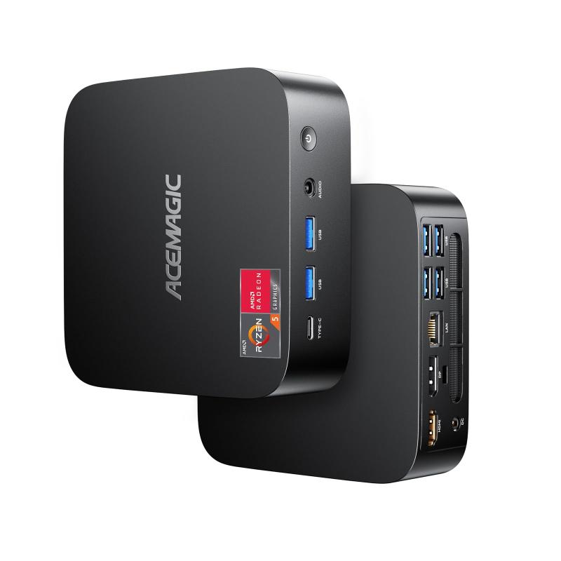 ACEMAGIC 【ミニパソコン K1 2026最新 AMD Ryzen 5 7430U】 32GB DDR4 512GB SSD増設可 mini pc ryzen6中核グループ/12スレッド 4.3GHz ミニマイコン Windows 11 Pro 盛りだくさん役立つことTyp
