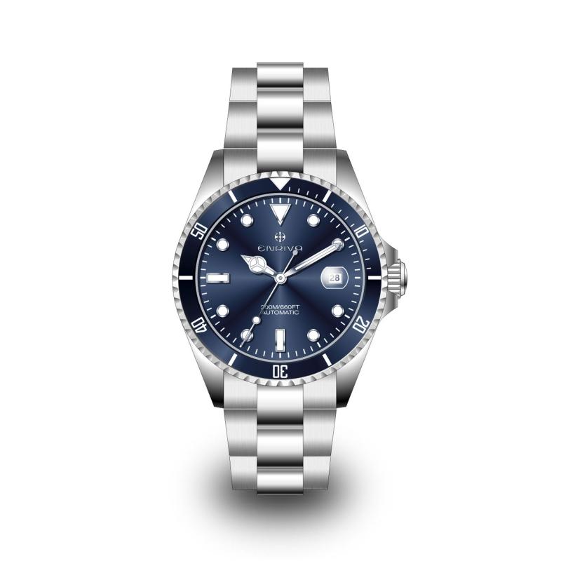 楽天市場】ENRIVA ダイバーズウォッチ 自動巻き 腕時計 日付表示 1000
