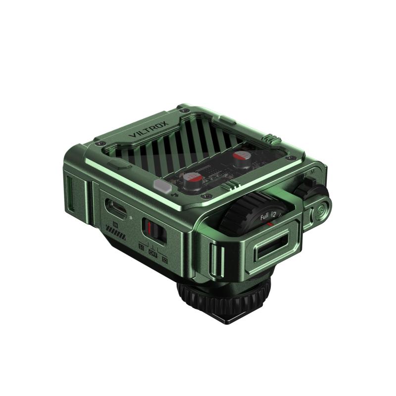 VILTROX Spark Z3 写真機閃光電球, 小型 TTL調光 オンカメラミニフラッシュ, GN16 7座標軸調光 閃光電球 1800mAh蓄電池 ディフューザー付き添い人 富士写真フィルムに相応う (モス 緑であること)