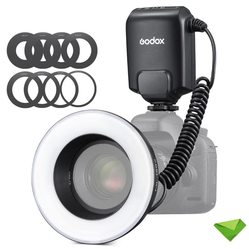 Godox ML-150II マクロ命令 LED 輪っか 閃光電球 素早さ点火装置 GN12 0.1-2s 再利用第四次元 5800K±200K ソニー 加農砲 ニコン 富士 オリンパス パナソニック デジタル一眼二眼レフ写真機用 映像媒体仕立て上げる、