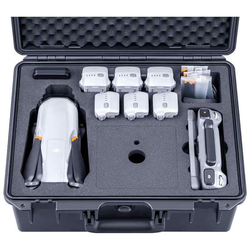 Lykus Titan MA330 雨合羽容れもの DJI Air 3S/Air 3、DJI RC Pro 2 に当てはめる、全体としてて曲げ易いな間隔文字、最大限度で乾電池7個を納める能力のある【容れもののみ】