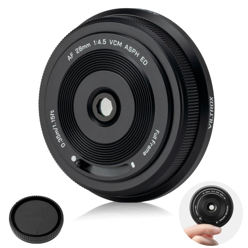 VILTROX 28粍 F4.5 AF ホットケーキ フルフレームレンズ オート興味の中心 広角プライム水晶体 Nikon Zマウント写真機 Z5 Z50 Z50II Z6 Z6II Z7 Z7II ZFC Z30 Z9 Z8 ZF Z6III用