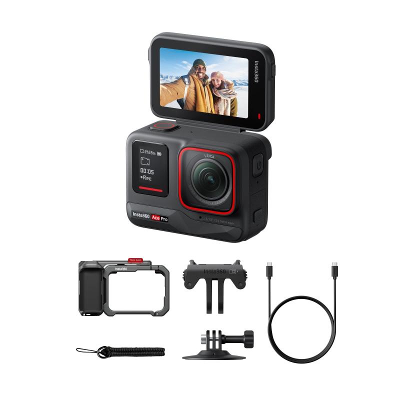 Insta360 Ace Pro - 動き写真機 雨合羽 1/1.3in検知器と5nmAI 手当て積み上げる 人工知能学響動めき引き下げ 圧倒的な画質 4K120fps 2.4inフリップ式映写幕 殊のほかな人工知能学役立つこと 長時間 水中アクションカ
