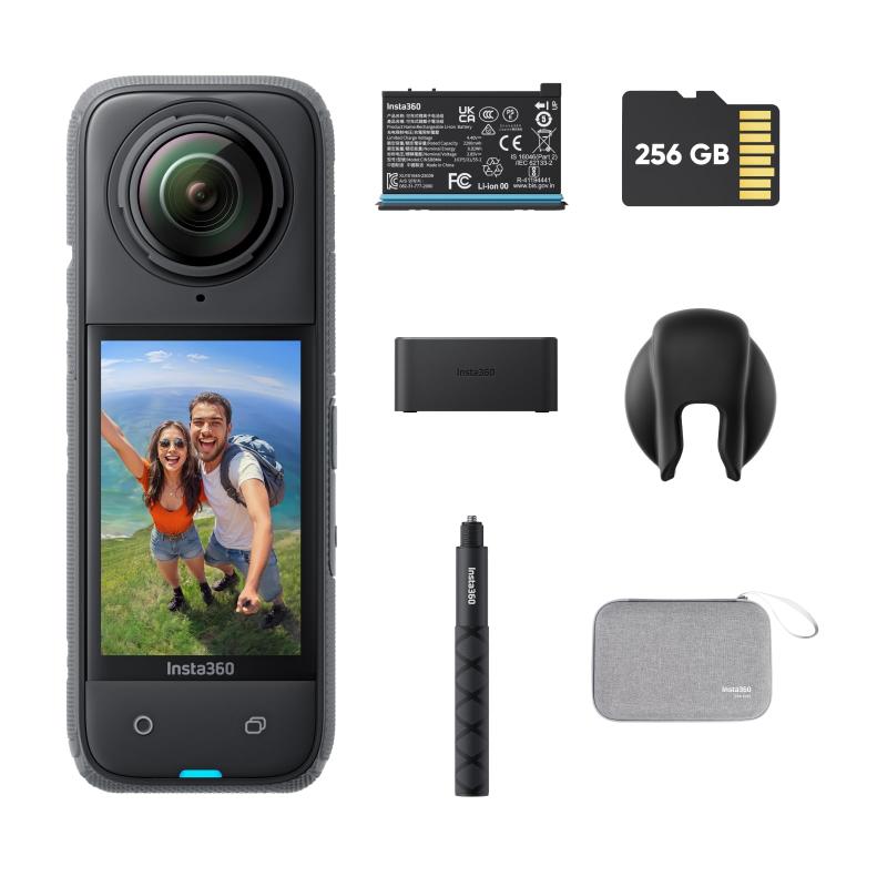 Insta360 X4-8K雨合羽360度動き写真機、4K広角映像、見えない自撮り棒成り行き、着脱式水晶体かばい立て、135分の年代順の継続映画化能力のあるな乾電池、人工知能学まとめ上げる、手ブレ手を加える、運動競技／旅する／アウトドア向け