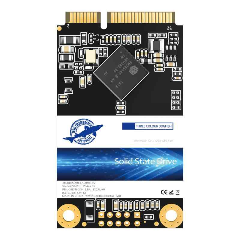 Dogfish Msata 500GB 内蔵型 ミニ 固定ディスク SSD Disk (500GB, MSATA)