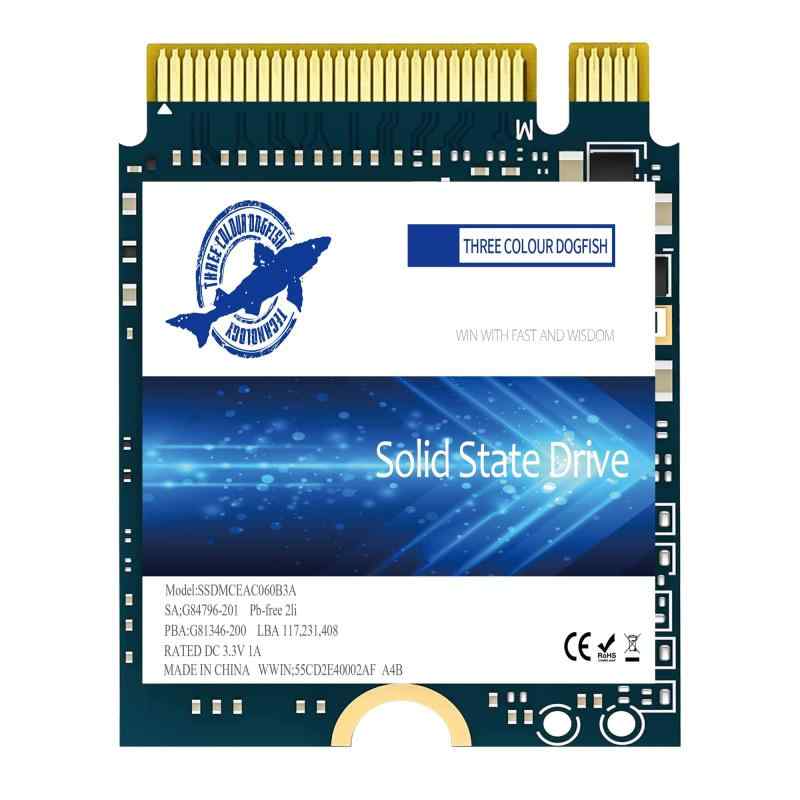 Dogfish M.2 2230 SSD, NVMe 1肺結核 PCIe 3.0 内蔵SSD読み込みす早さ最大限度2400MB/s, 低使い果たすワット数, Steam DeckやMicrosoft Surfaceなどに相応うした高性能SSD（M.2 2230 NVMe 1