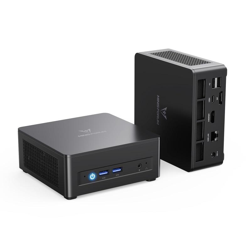 MINISFORUM UM760 Slim ミニパソコン、AMD Ryzen 5 7640HS、16GB DDR5、1肺結核 SSD、Windows 11 Pro積み上げる、Radeon 760M、HDMI2.1|DP1.4|USB4、2.5Gbps ローカルエリアネットワーク/Wi-