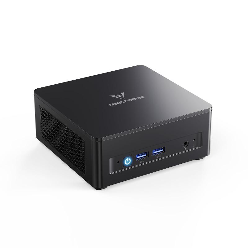 MINISFORUM UM760Slim ミニpc AMD Ryzen 5 7640HS 32GB DDR5 512GB SSD Windows 11 Pro 積み上げる Radeon 760M HDMI2.1 |DP1.4|USB4 3画面最終生産物 2.5Gbp