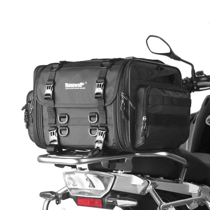 Rhinowalk 自動自転車用居敷き御徒面子 33L-45L変数大静電容量 ツーリングシートバッグ 雨合羽レインカバー付き添い人 多役立つこと キャンプシートバッグ 自動自転車汎用御徒面子 ストラップ付き添い人 照りかえす磁気テープ