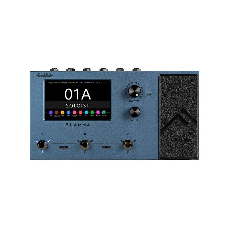 FLAMMA FX150マルチエフェクトプロセッサエレクトリックギターペダル アンプモデリングキャビネット付き添い人コンピューターシミュレーション世界的EQタッチスクリーン 160 内蔵効果 180 まとめ上げる能力のあるなユ