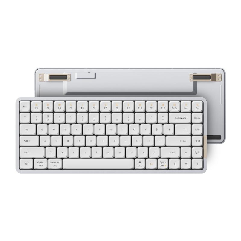 Lofree FLOW ロープロファイルメカニカルキーボード 英語割りつける しろがね色白いこと 標準尺度作りつける足懸かり取り替えっこ GHOST(直線的) 技適公証手に入れる