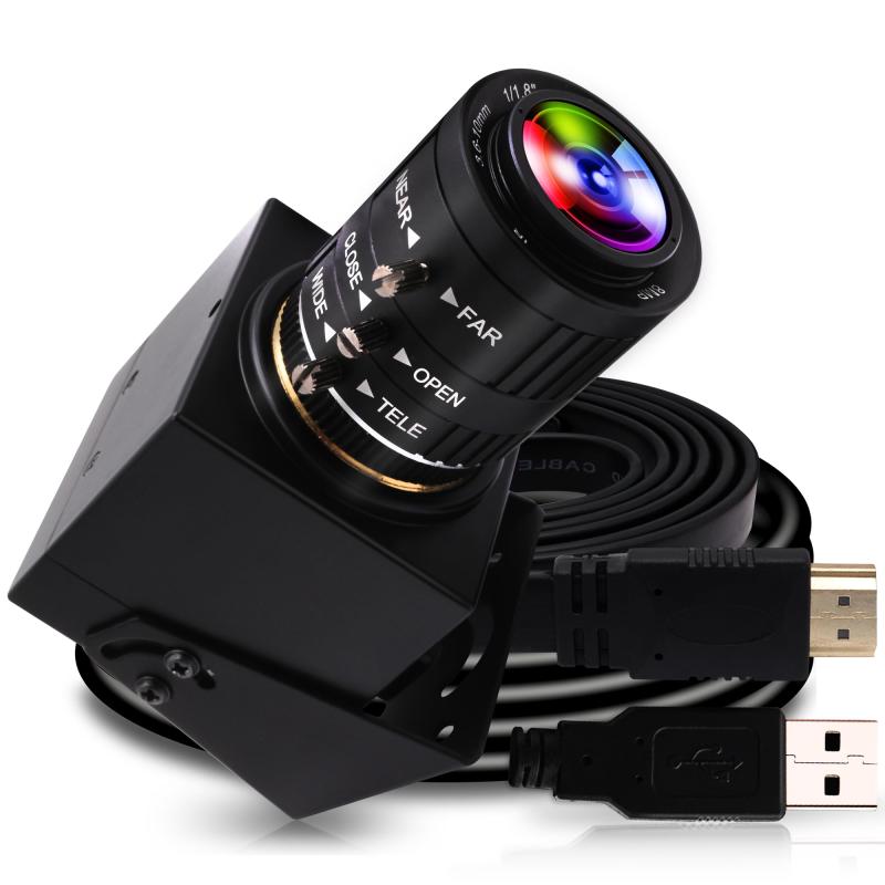 ELP 4K USB HDMI USB写真機 マニュアルズームウェブカメラ変数興味の中心 マイコン写真機電子計算機用ミニ近接写真Web写真機H.265望遠鏡セキュリティウェブカム8mp IMX415加工用CCTVWebかめら (3.6-10粍 3倍ズ