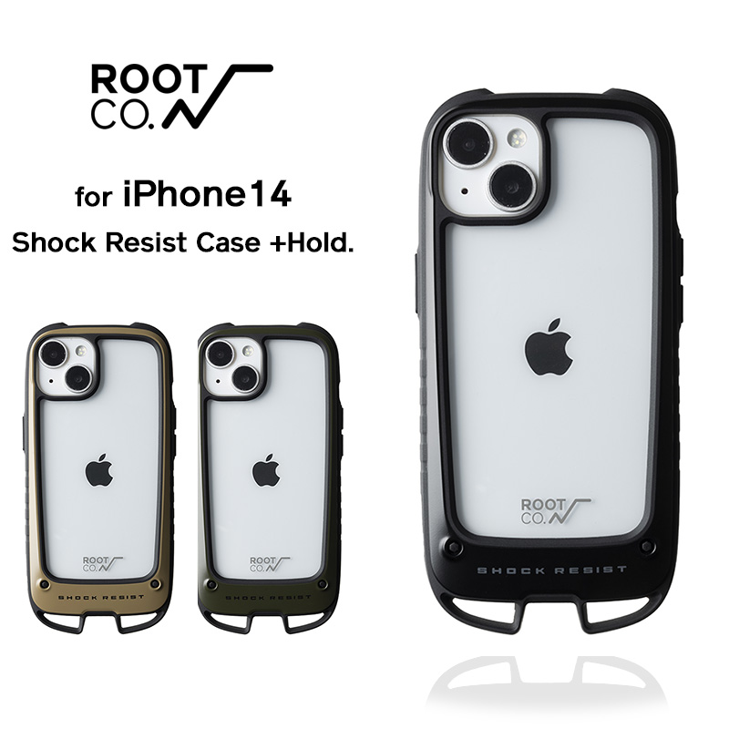 【ROOT CO.】[iPhone14専用]GRAVITY Shock Resist Case +Hold. | ROOT CO.楽天市場店