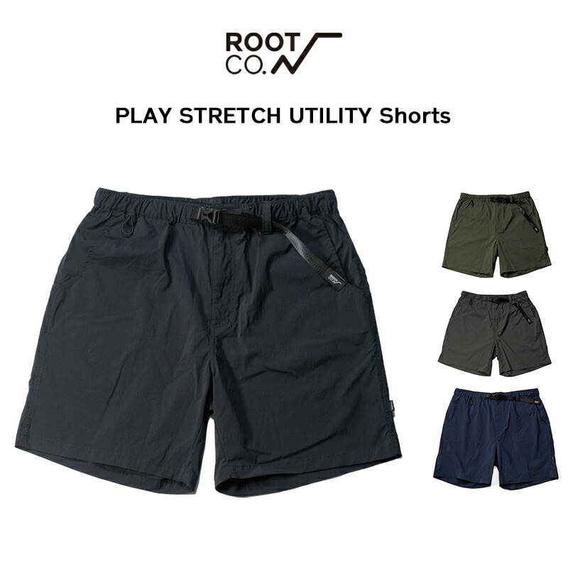【ROOT CO.】PLAY STRETCH UTILITY Shorts