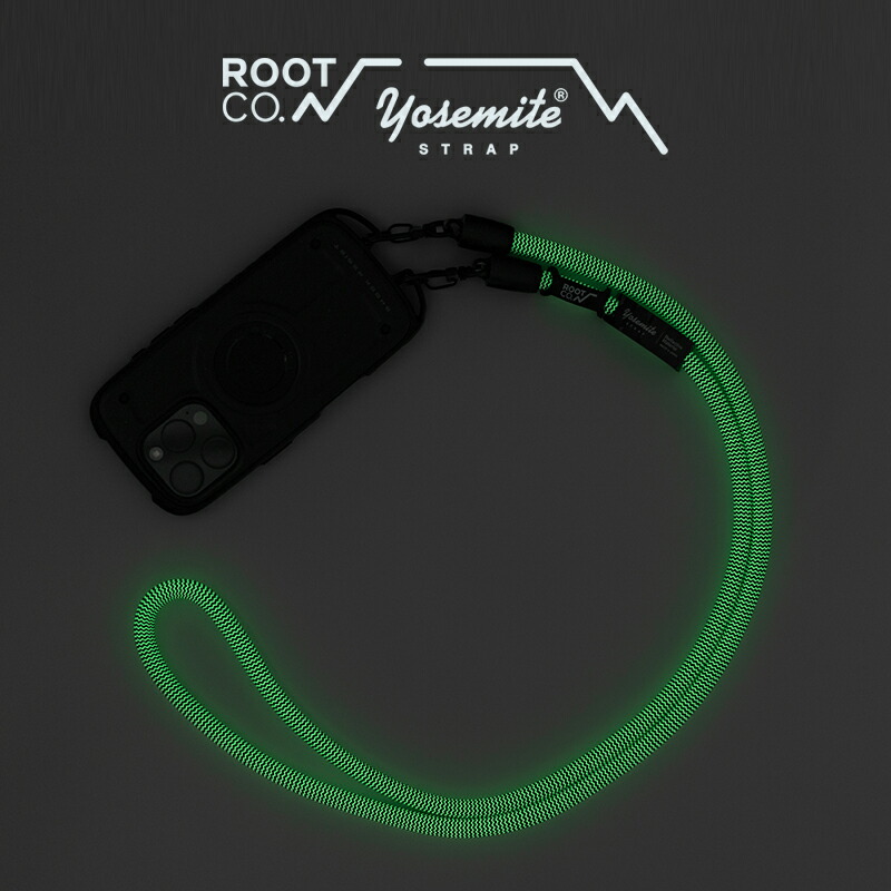 【ROOT CO.】EPM × ROOT CO. YOSEMITE MOBILE STRAP（グロー）