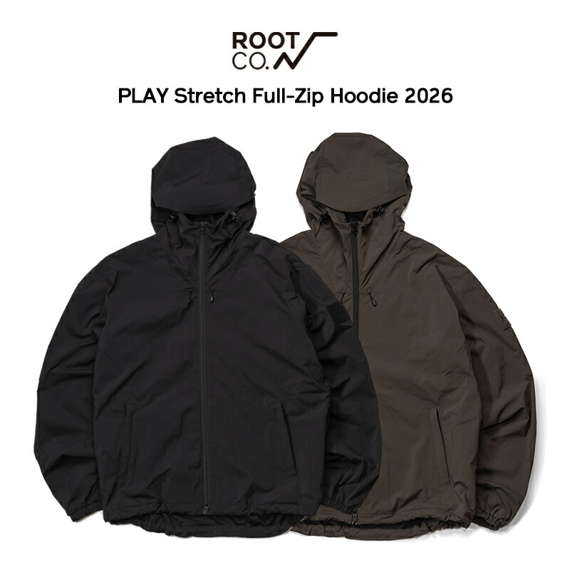 【ROOT CO.】PLAY Stretch Full-Zip Hoodie 2026