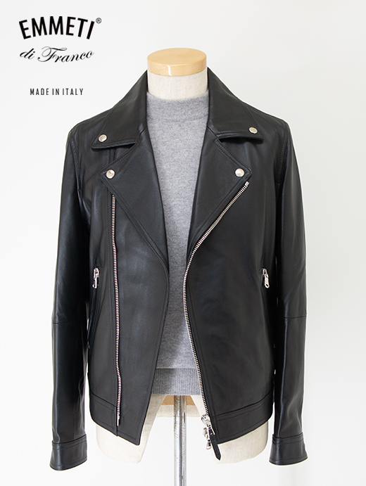 楽天市場】EMMETI エンメティ JOSEPH ジョセフ スエードレザー ダブル