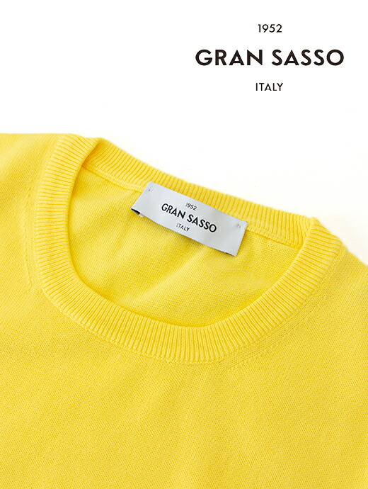 楽天市場】【半額以下】 グランサッソ GRAN SASSO サマーニット